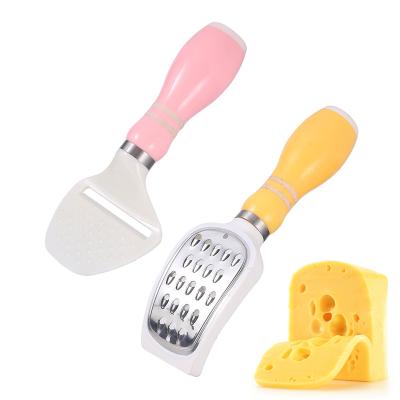 China Easy Viable Using Stainless Steel Radish Grater Cheese Kitchen Tool Lemon Planer Stainless Steel Concave Cheese Cutter for sale