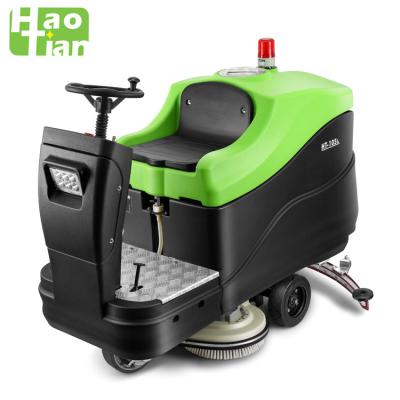 China Haotian Hotels HT-105 Tower-on Floor Machine Scrubber Cleaning Dryer with Battery and Charger for sale