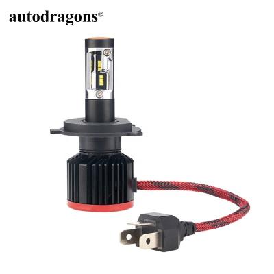 China Aluminum Body Autodragons 9-32Volt All In One 8000LM 120W 6500K 9006 9007 High Power ZES P12 Car LED Headlight 9004 H1 H4 H7 H8 H9 H11 9005 for sale