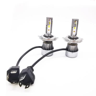 China 9012 LED aluminum body+two lamp ball fan ADT LED car lights H1 H4 H7 H11 9005 9006 led 6000k Faro de coche H8 H9 H4 headlight bulb for sale