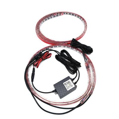 China Under Car RGB Atmosphere Strip Lamp ADT Good Quality LED Strip Lamp ADT Remote Control Underglow System Light Kit Car for sale