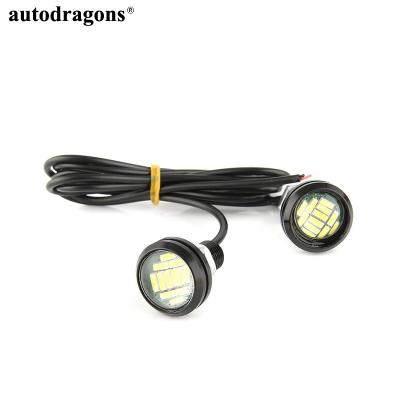 China Car Styling DRL Driving AutoDragons 4014 12SMD LED Running Lights Stop Tail Parking Reverse Backup Corner Signal Lamp Eagle Eye Light High Power 12V Daytime Fog DRL Auto Bulb for sale