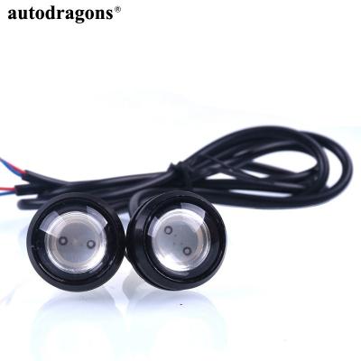 China Car Styling DRL Driving Running Lights AutoDragons High Power COB Chip 18mm 18CM Daytime Running Lights Car Styling DRL LED Eagle Eyes Daytime Running Light led car work light for sale