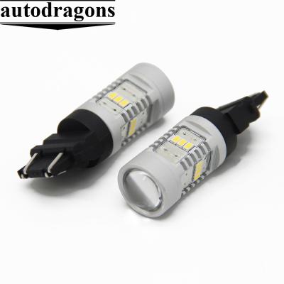 China T20 W21W W21/5W WY21W 7440 7443 LED bulb lights T25 3157 3156 p27/7w for car auto brake light 3157-3020-14 for sale