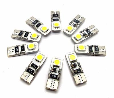 China LEDT10 Canbus led 12v t10 w2w canbus led light canbus 5050smd 194 led white for sale