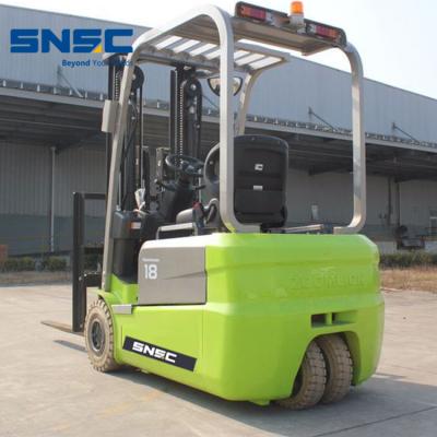 中国 3輪電気フォークリフト 1.6T 1.8T 2T 3輪フォークリフト フルACモーター 販売のため