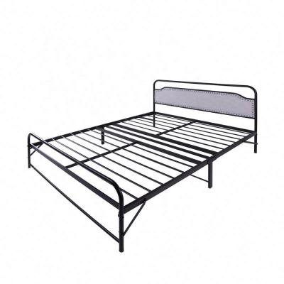 China Simple design durable custom size hot sale metal frame folding bed for sale for sale