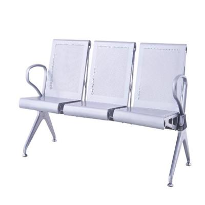 China 3seater Waiting Chair No Folded Triangle Band Chair Public Airport Bench Hospital Sofa Hospital Sofa Steel Waiting Chair for sale