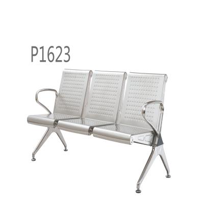 China Waiting Chair Stainless Steel Airport Sofa Unfolded Chair Factory Price Triangle Hospital Bench Public Waiting Sofa for sale