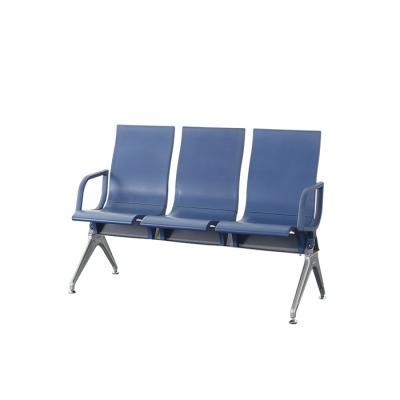 China Hot Selling Chair PU Arm Chair Public Hospital Bench Airport Waiting Waiting Sofa No Folded Waiting Chair for sale