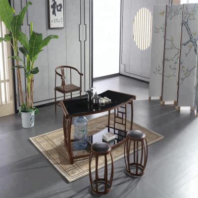 China Hot Selling Coffee Table Wooden Oil Tea Table Office Room Furniture Chinese Kungfu Waiting Table Steel Painted Waiting Table for sale