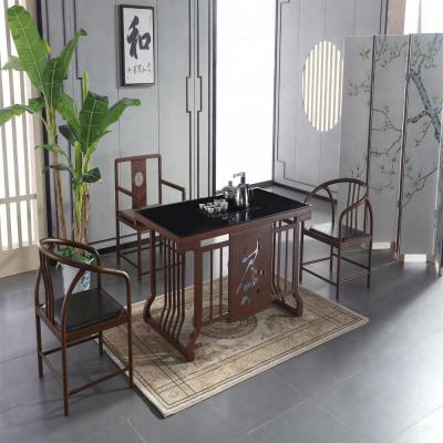 China coffee table office room furniture chinese style kungfu furniture steel customer waiting home tea table for sale