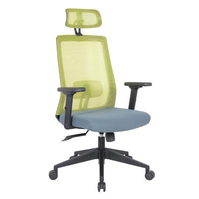 China Adjustable (height) Best ergonomic back design office chair executive computer swivel chair high back mesh chair for sale