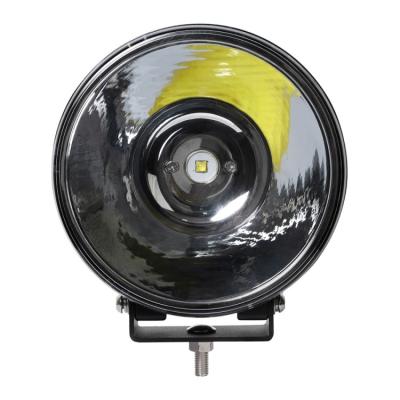 China Aluminum Alloy New Arrival 7 Inch 12v Car Round Led Spot Beam Light Black Background Lights 40w Offroad Running For Trucks Autos Area for sale