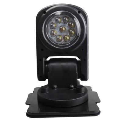 China PC Remote Control Marine Radio Spot Beam Searchlight 45w 360 Degree Automotive Led Foldable Searchlight Boats Cars for sale