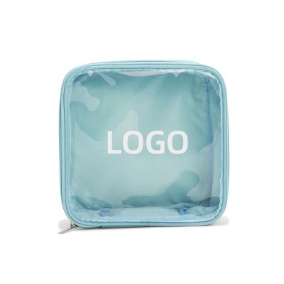 China Fashion Mini Cosmetic Bag TPU Transparent Small Cosmetic Makeup Bag Custom Lady Bags Wash Bag For Travel for sale