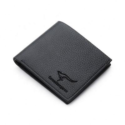 China Hot Selling Waterproof Men's Short Casual Wallet Solid Color Pattern PU Zero Short PU for sale