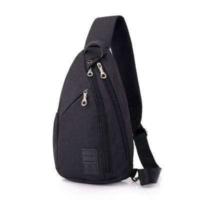 China 2021 Factory Wholesale Comfortable Casual Black Bulk Cross - Body White Men Chest Shoulder Sling Waterproof Light Weight Bag for sale