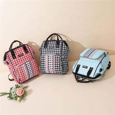 China With 2021 USB Baby Diaper Diaper Bag Backpack Mom Multifunctional Polyester for sale