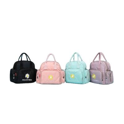 China Forubag Backpack 2021 Looking Floral Diaper Bags Custom 4 Colors For Cute Kids for sale