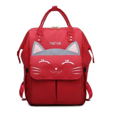 China Backpack Forubag New Design Diaper Bag High Capacity Cute Printing Baby for sale