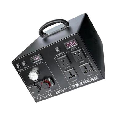 China Hot Sale Home Unique Design Lithium-ion Rechargeable AC and DC Portable Power Supply 220v Batteries Pack for sale