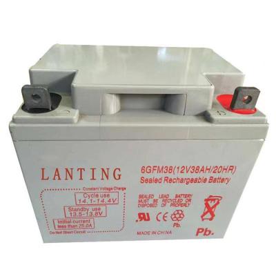 China From factory toys voltage 12 directly wholesale 38 capacity maintenance-free lead-acid batteries for sale