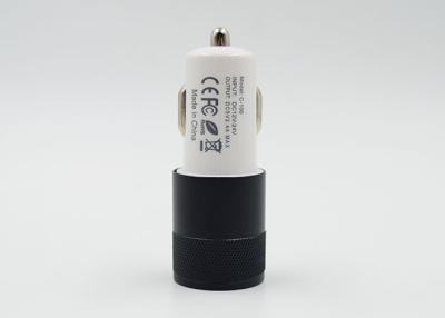 중국 정제 전압 보호에 작은 2.4 Amp 이중 USB 차 충전기 높은 산출 판매용