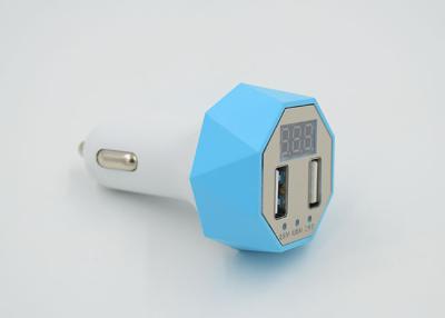 China Velocidad universal del cargador del coche del mechero USB con la pantalla LED en venta