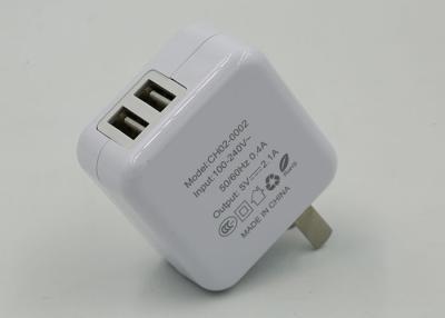 Cina Portatili universali si raddoppiano caricatore della parete di USB di 2 amp, caricatore della parete di Iphone 5S in vendita