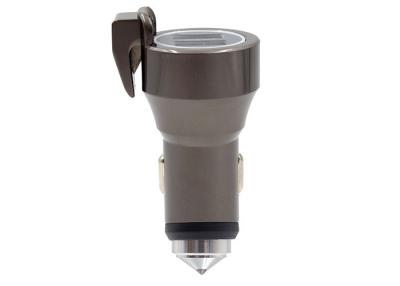 China Gray Portable Univerdal Usb Car Charger 5v 3.4A Output Auto Escape Tool for sale