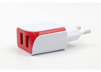 China US/EU verstopfen Universalusb-Reise-Ladegerät-Adapter-Doppel-Ports einige Farben zu verkaufen