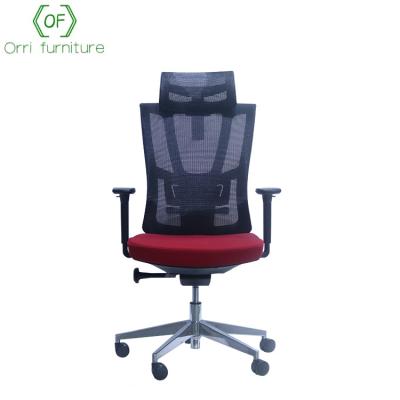 China Orri Ergonomic Office Chair (Height) Most Comfortable Red Ergonomic Modern Executive Adjustable Furniture Height Adjustable Office Chair for sale