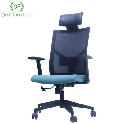 China Massage Mesh High Back Chair Adjustable Executive Ergonomic Manager's Office Chairs Lumbar for sale