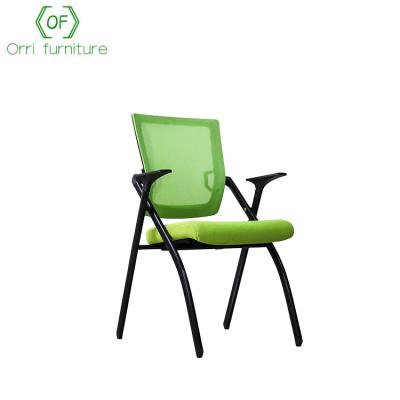 China Orri Furniture New Foldable Design Green Office Folding Training Chair for sale