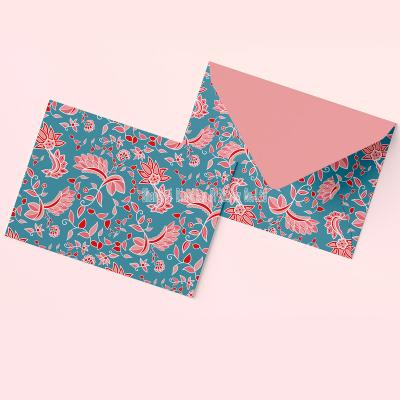 China Exquisite Printed Custom Gift Envelope Paper Send Invitation Gift Envelopes for sale