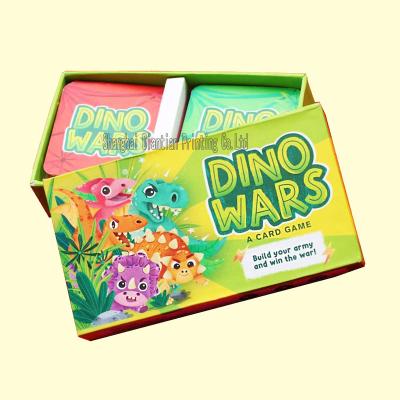 China Entertaiment Game Cards Custom Design Personal Cartoon Board Games Cardboard Paper Games For Children for sale