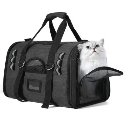 China Fondopet Factory Price Breathable Custom Peteded Carrier For Cats Dogeds Puppy With Airline Soft Sided Peteded Carrie Supply Carrie Approved Tote Carriers Bags Portable Peteded Airline for sale