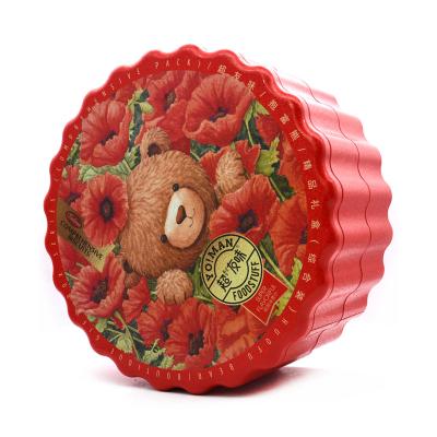 China Large Metal Food Box Unique Fancy Pumpkin Shaped Storage Tin Box Container for sale