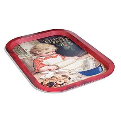 China Metal Rolling Trays Tin Serving Trays Decorative Cigarette Tiny Metal Trays Small for sale