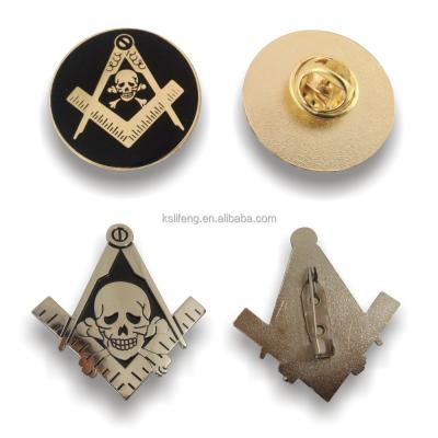 China Europe Gold Lapel Pins Masonic Lapel Pins Grateful Dead Lapel Pins for sale