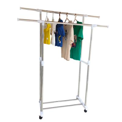 China Adjustable(Height)Balcony Stainless Portable Folding Fabric Airer Hanger Stand Foldable Electric Heated Clothes Drying Rack for sale