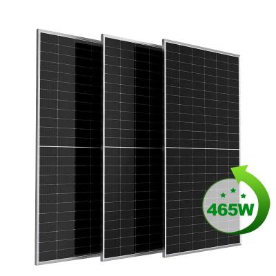 China Home Commercial Hot Sale PERC Mono Half Cut PV Module 440-465w Solar Panels Solar System For Domestic Industry Commercial Electricity for sale