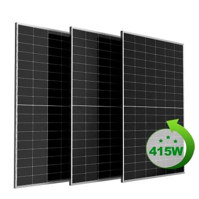 China Home Commercial Solar System 395w 400wp 405wp 410wp 415wp Solar Module For Home Mono Half Cell Solar Panels 550W PV Monocrystalline Panels for sale