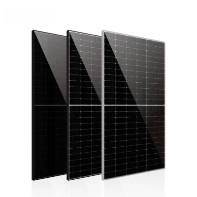 China High efficiency IP68 full PERC 395w 415wp solar panel system high quality half-cut color mono crystalline mono black p-type STC low price. NOCT for sale