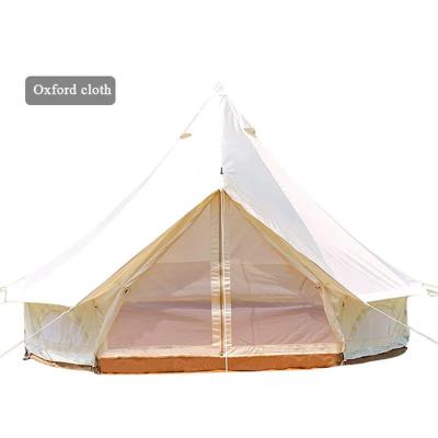 China Diamond Ground Nail Hexagonal Fireproof Canvas Deluxe Fire 3M Bell Tent Cotton Glamping Bell Tent Yurt Family Outdoor Luxury Camping Tent for sale