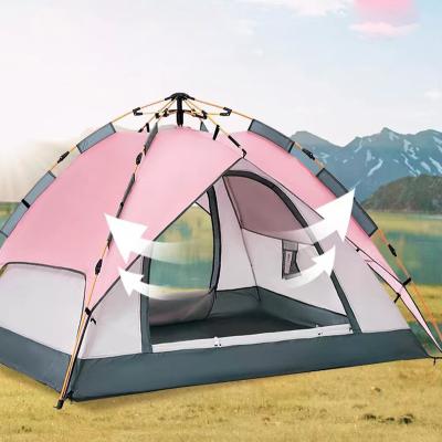 China Diagonal Tether Type Outdoor Tent Thickening Fully Automatic Portable Portable Children's Picnic Outdoor Rain Park Equipment Camping Stocks for sale