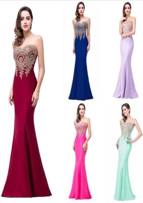 China Gorgeous Red Prom Evening Gowns For Ladies Customzied Size And Color for sale