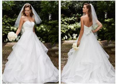 China Lovely Elegant Ball Gown Style Wedding Dresses With The Graceful Shoulder for sale