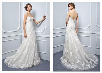 China Custom Elegant A Line Style Wedding Dresses For Woman Color Optional for sale